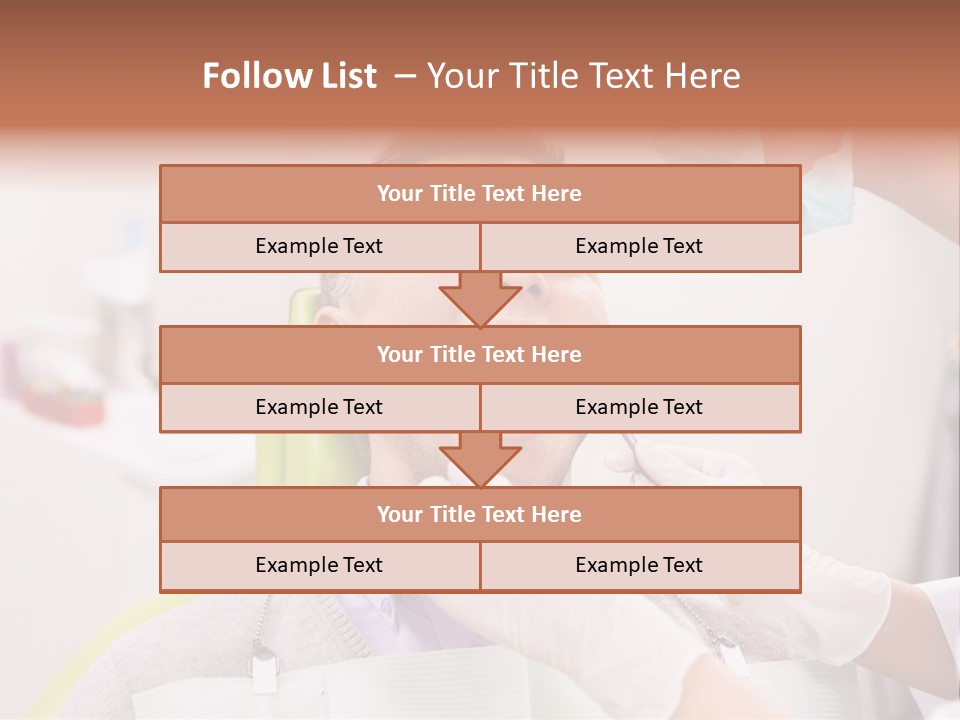 A Man Getting His Teeth Checked By A Dentist PowerPoint Template
