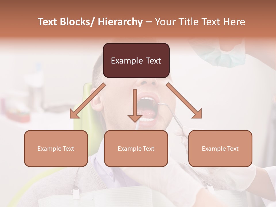 A Man Getting His Teeth Checked By A Dentist PowerPoint Template
