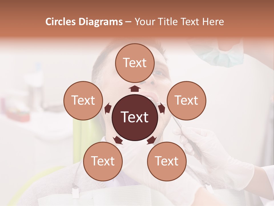 A Man Getting His Teeth Checked By A Dentist PowerPoint Template
