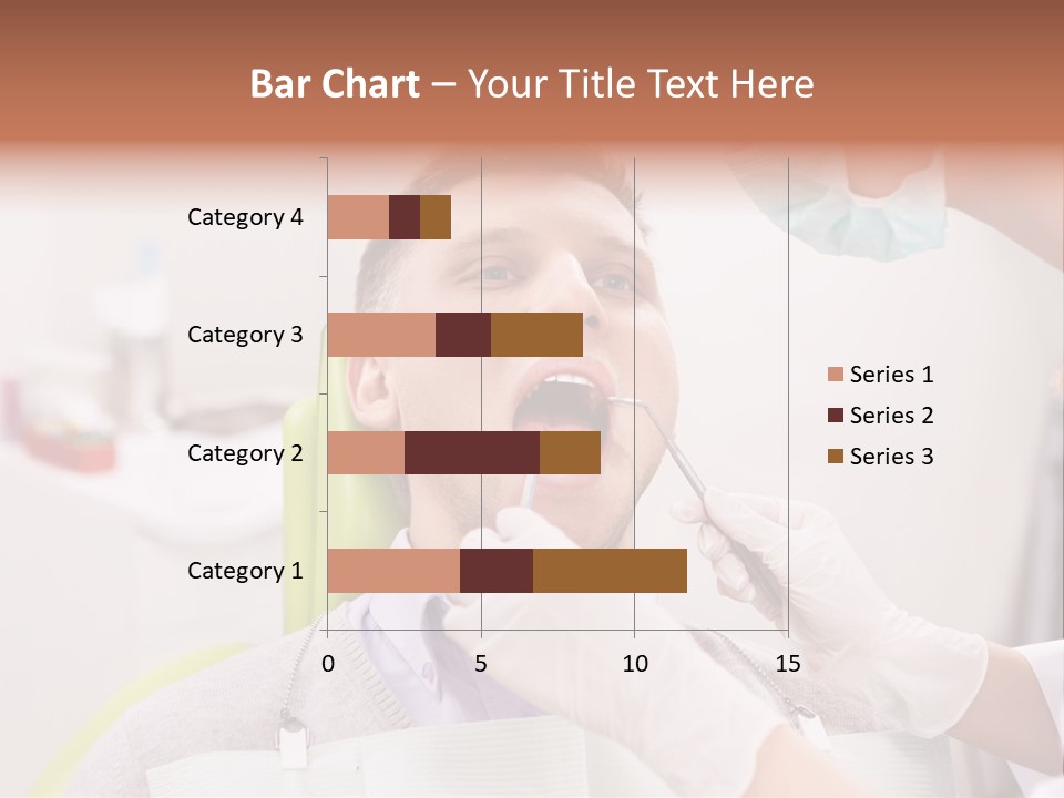 A Man Getting His Teeth Checked By A Dentist PowerPoint Template