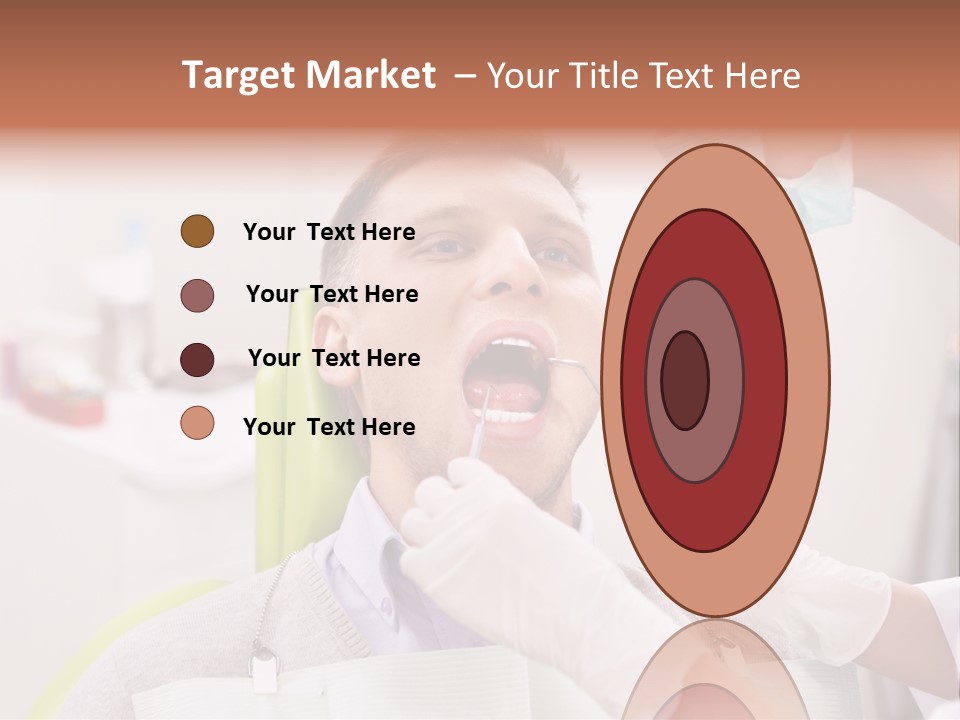 A Man Getting His Teeth Checked By A Dentist PowerPoint Template