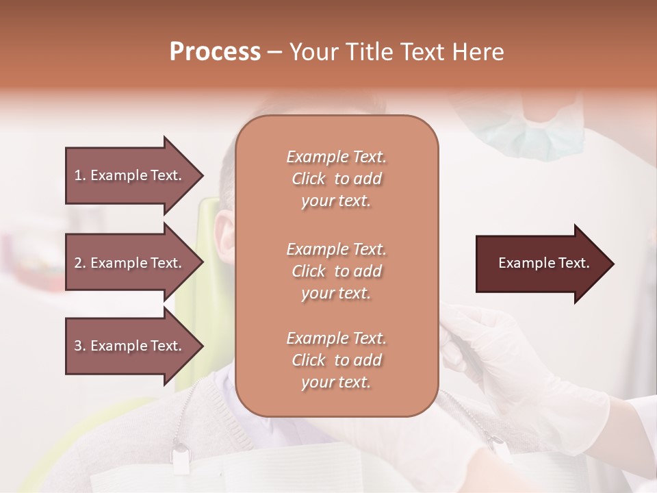 A Man Getting His Teeth Checked By A Dentist PowerPoint Template