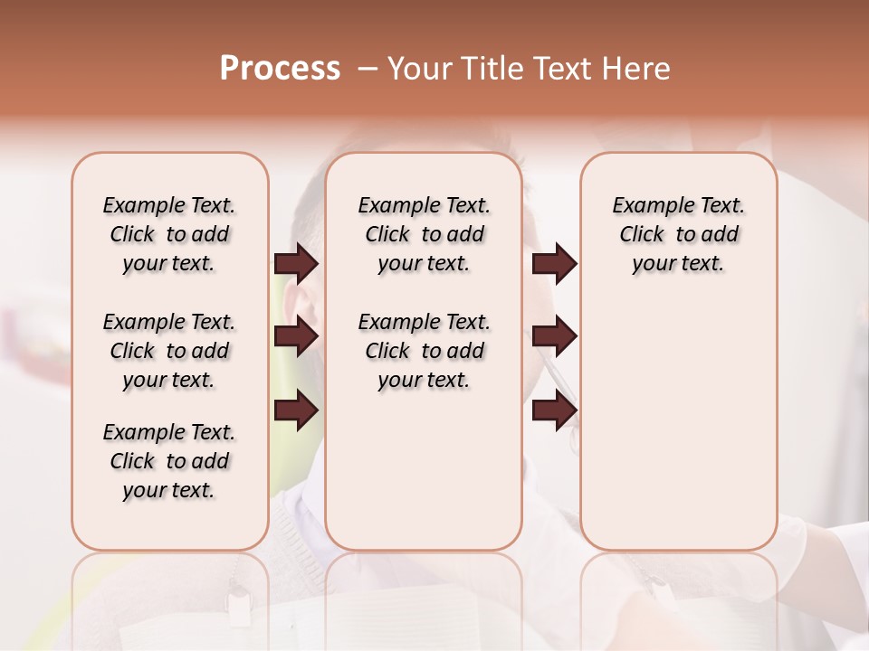 A Man Getting His Teeth Checked By A Dentist PowerPoint Template