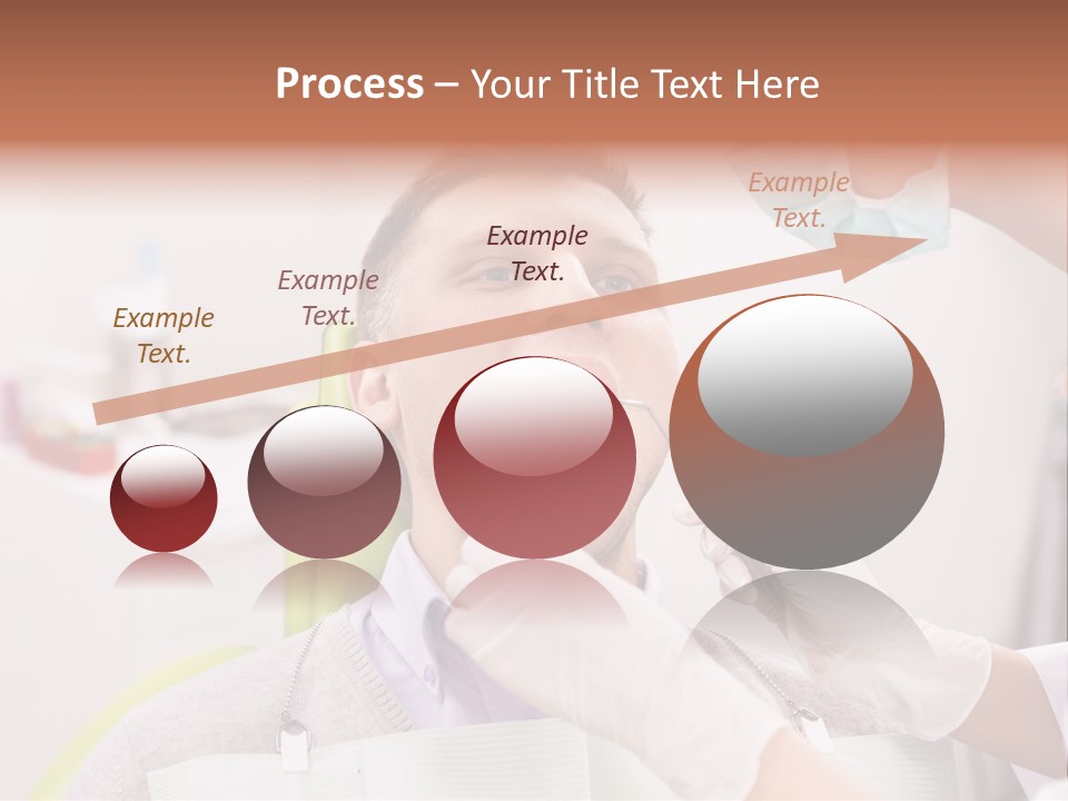 A Man Getting His Teeth Checked By A Dentist PowerPoint Template