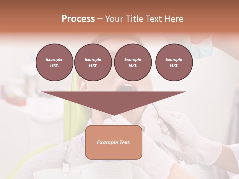 A Man Getting His Teeth Checked By A Dentist PowerPoint Template