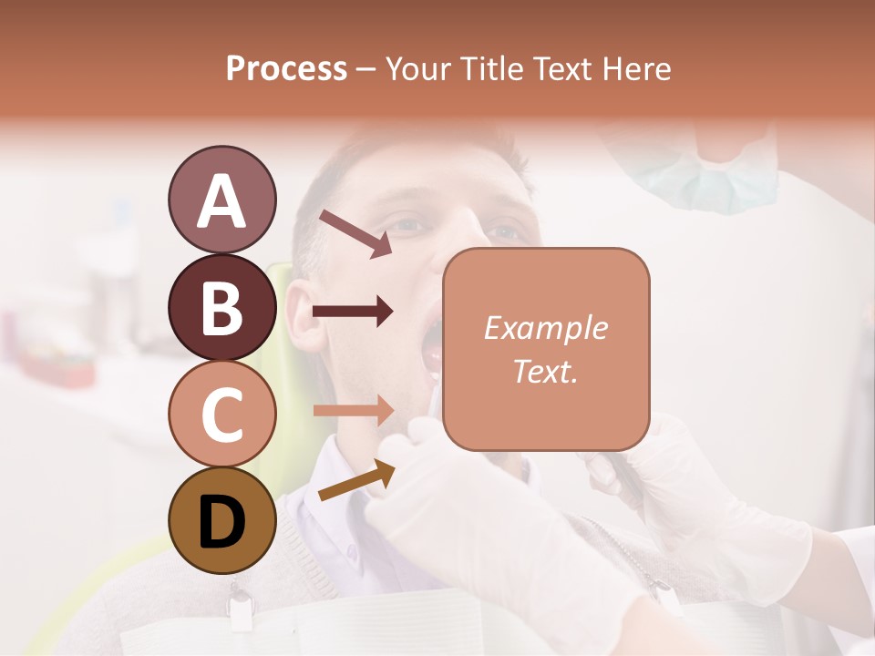A Man Getting His Teeth Checked By A Dentist PowerPoint Template