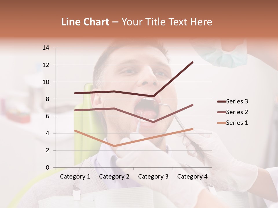 A Man Getting His Teeth Checked By A Dentist PowerPoint Template