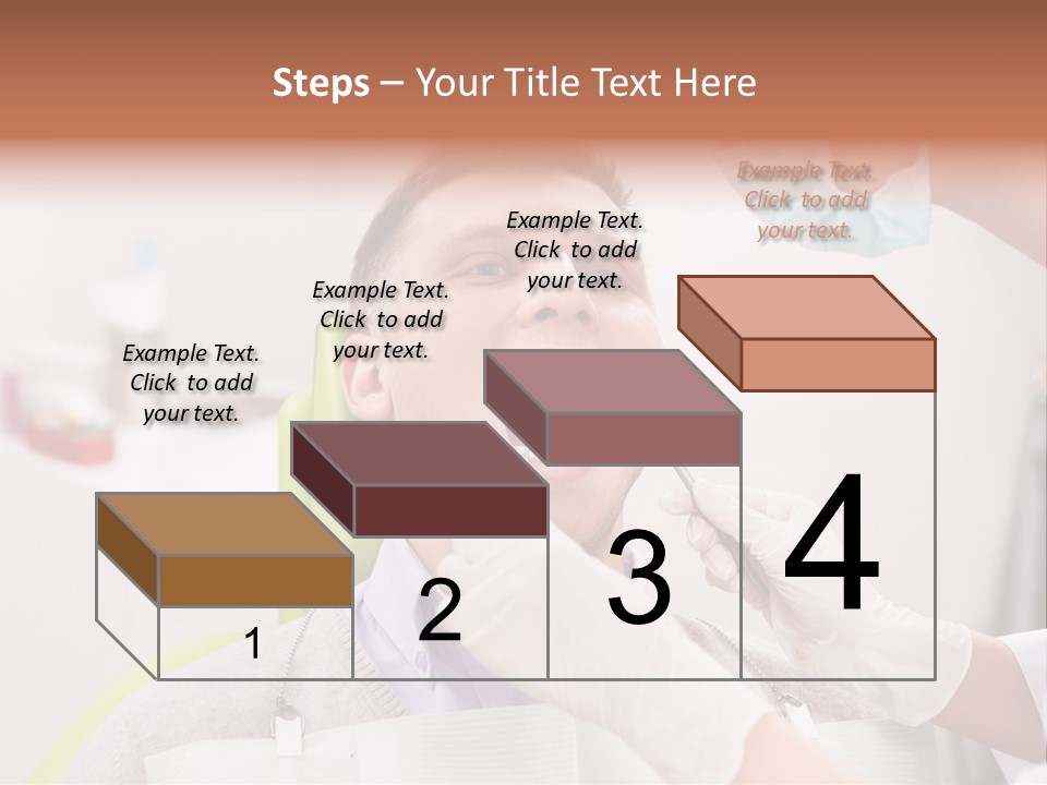 A Man Getting His Teeth Checked By A Dentist PowerPoint Template