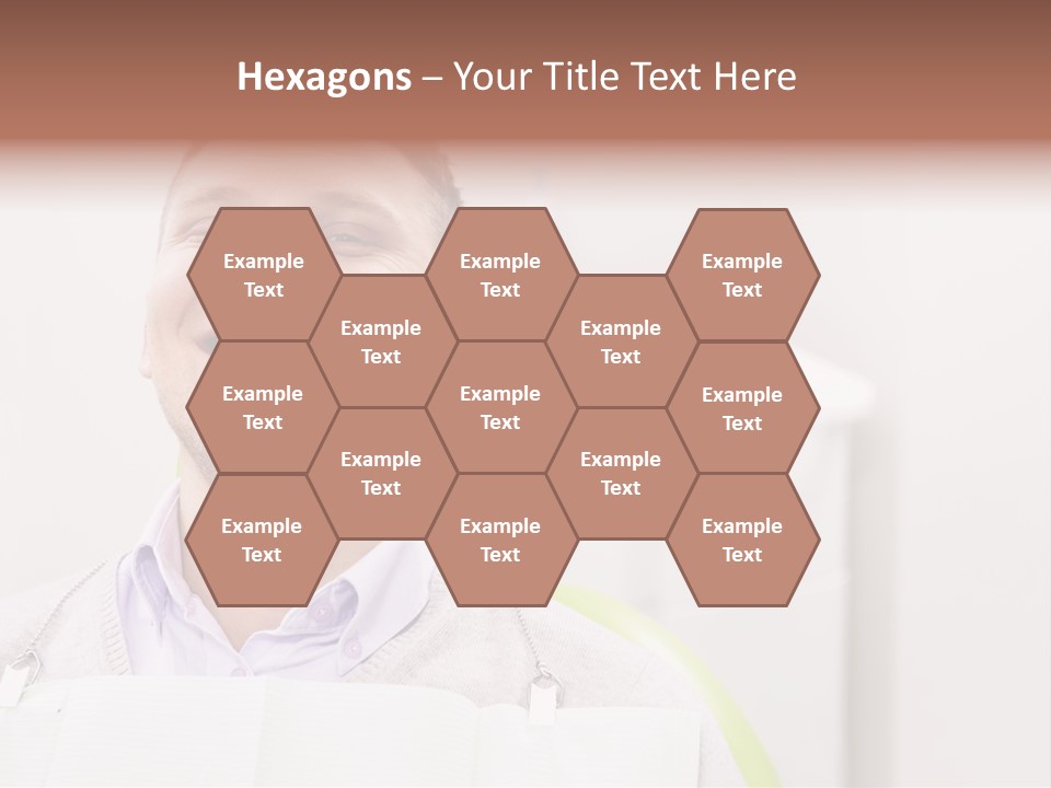 A Man Sitting In A Green Chair With His Eyes Closed PowerPoint Template