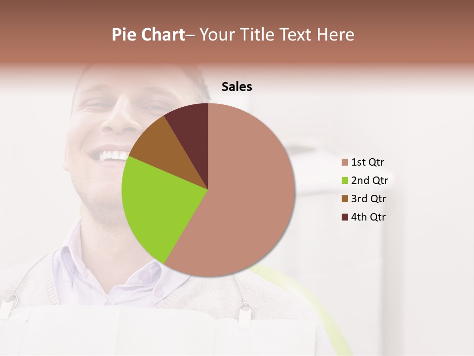 A Man Sitting In A Green Chair With His Eyes Closed PowerPoint Template