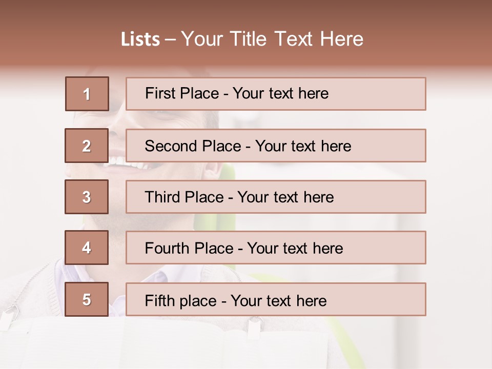 A Man Sitting In A Green Chair With His Eyes Closed PowerPoint Template