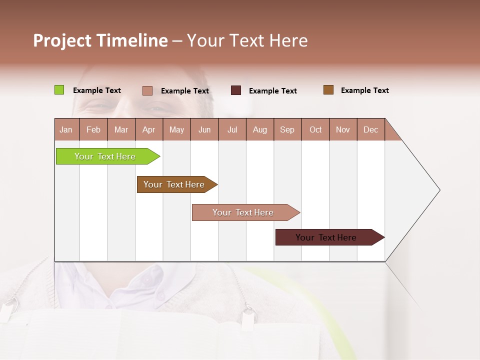 A Man Sitting In A Green Chair With His Eyes Closed PowerPoint Template