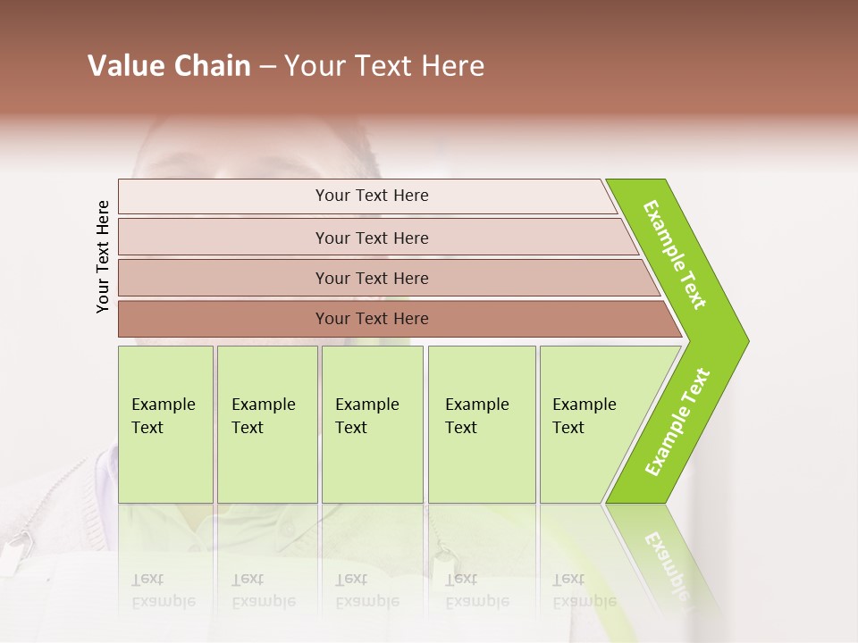 A Man Sitting In A Green Chair With His Eyes Closed PowerPoint Template