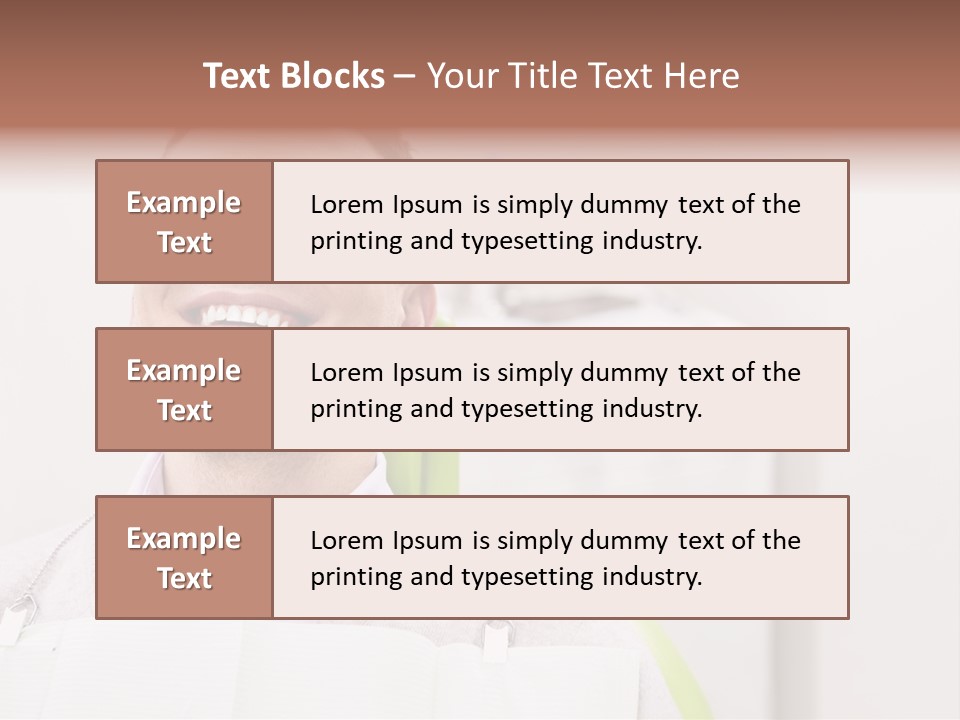 A Man Sitting In A Green Chair With His Eyes Closed PowerPoint Template