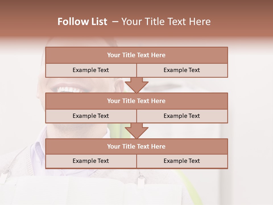 A Man Sitting In A Green Chair With His Eyes Closed PowerPoint Template