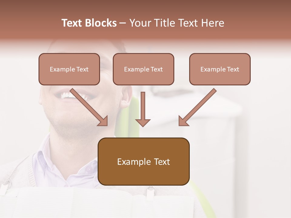 A Man Sitting In A Green Chair With His Eyes Closed PowerPoint Template