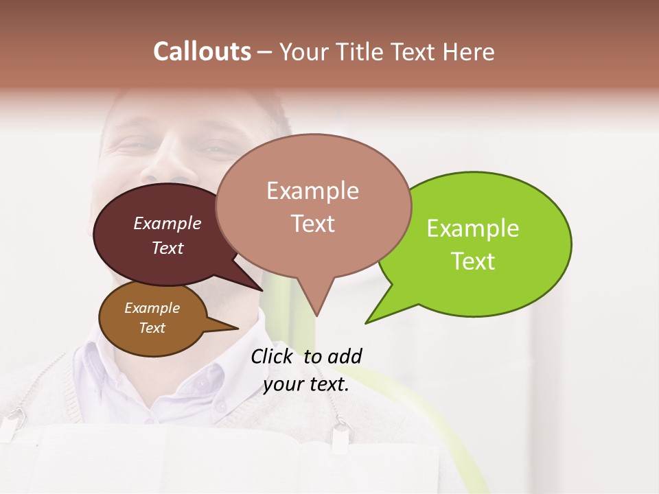 A Man Sitting In A Green Chair With His Eyes Closed PowerPoint Template