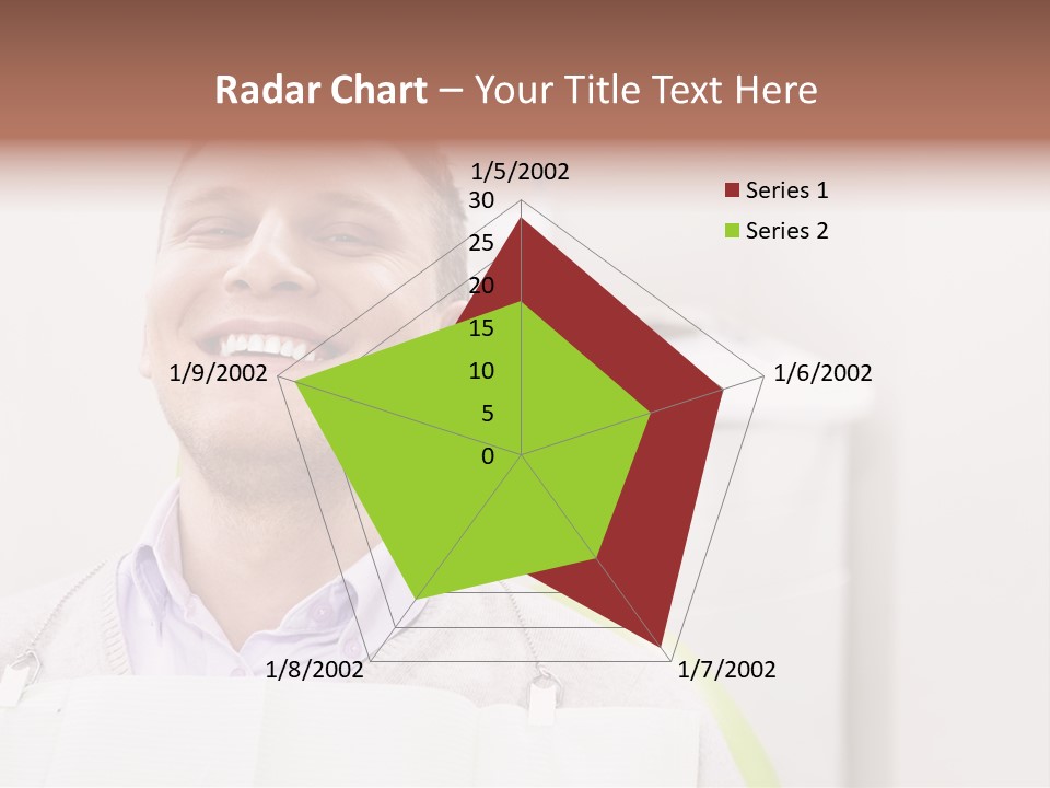 A Man Sitting In A Green Chair With His Eyes Closed PowerPoint Template
