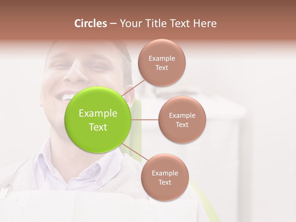 A Man Sitting In A Green Chair With His Eyes Closed PowerPoint Template