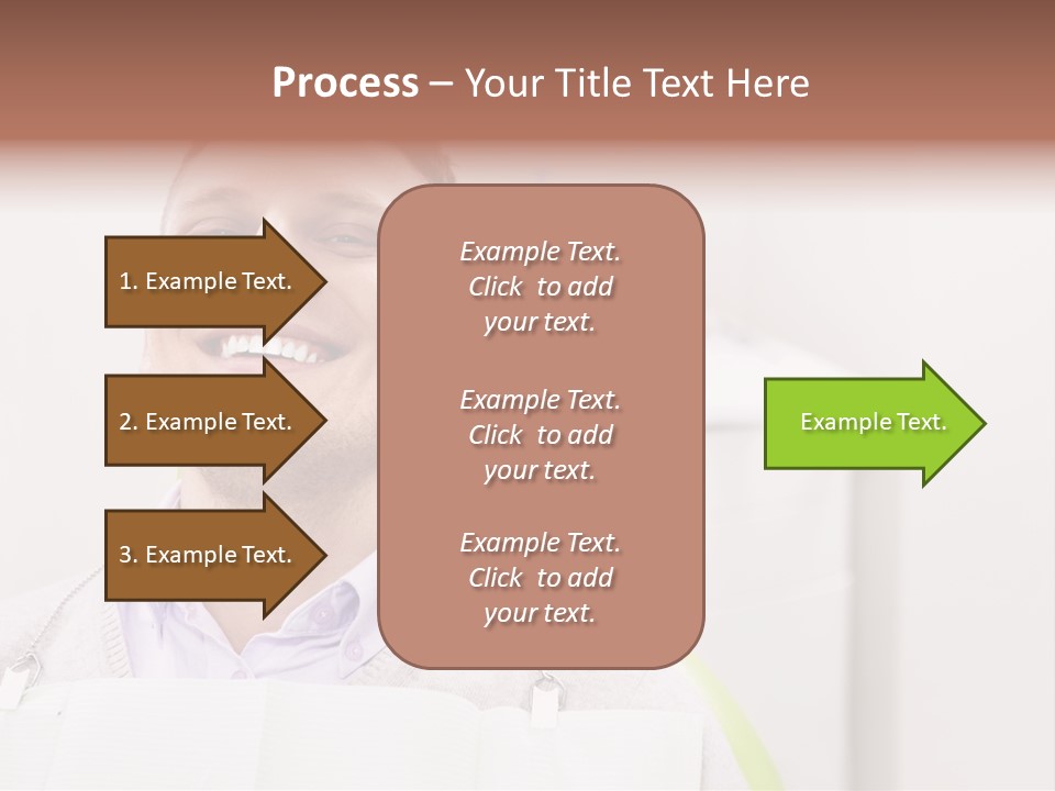 A Man Sitting In A Green Chair With His Eyes Closed PowerPoint Template