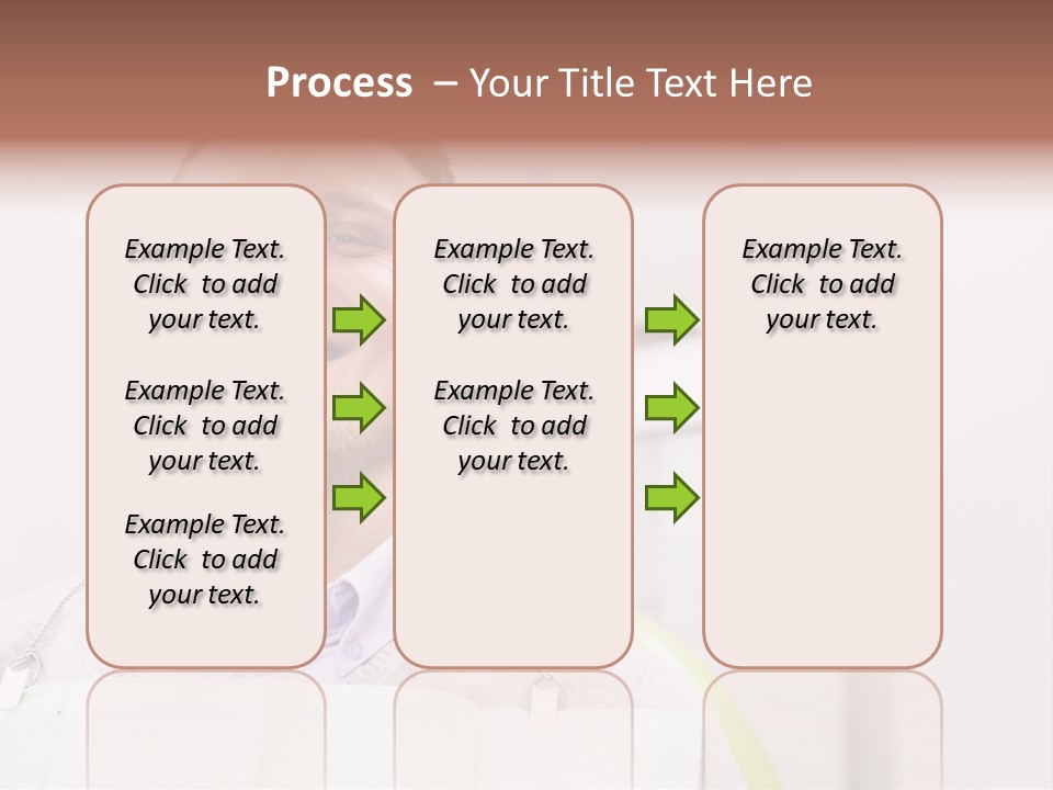 A Man Sitting In A Green Chair With His Eyes Closed PowerPoint Template