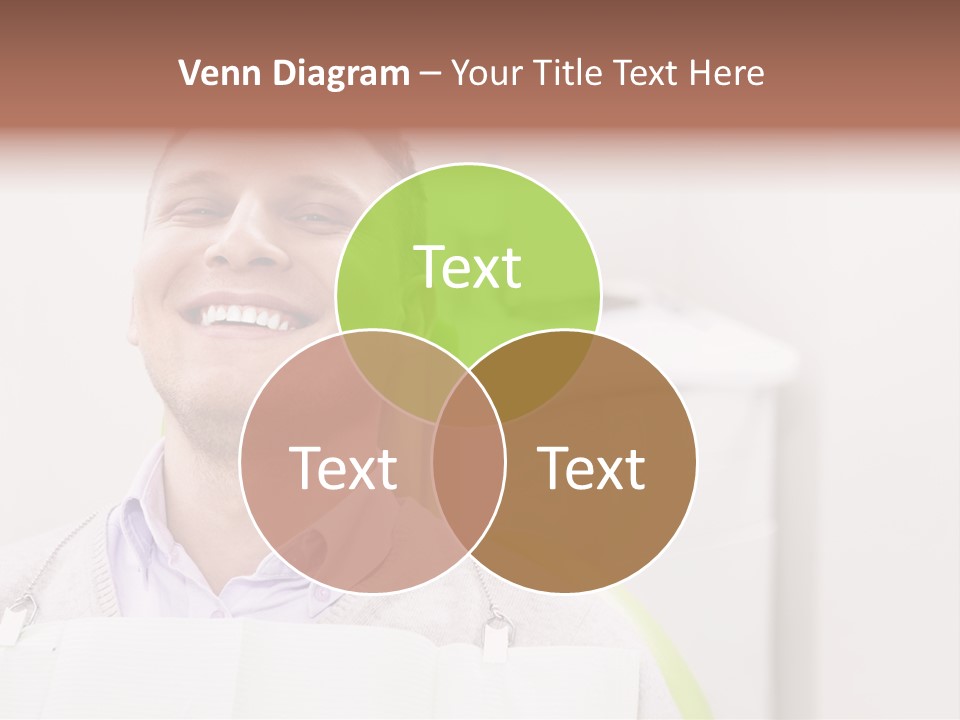 A Man Sitting In A Green Chair With His Eyes Closed PowerPoint Template