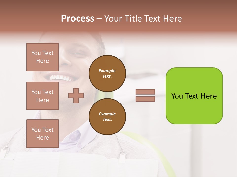 A Man Sitting In A Green Chair With His Eyes Closed PowerPoint Template