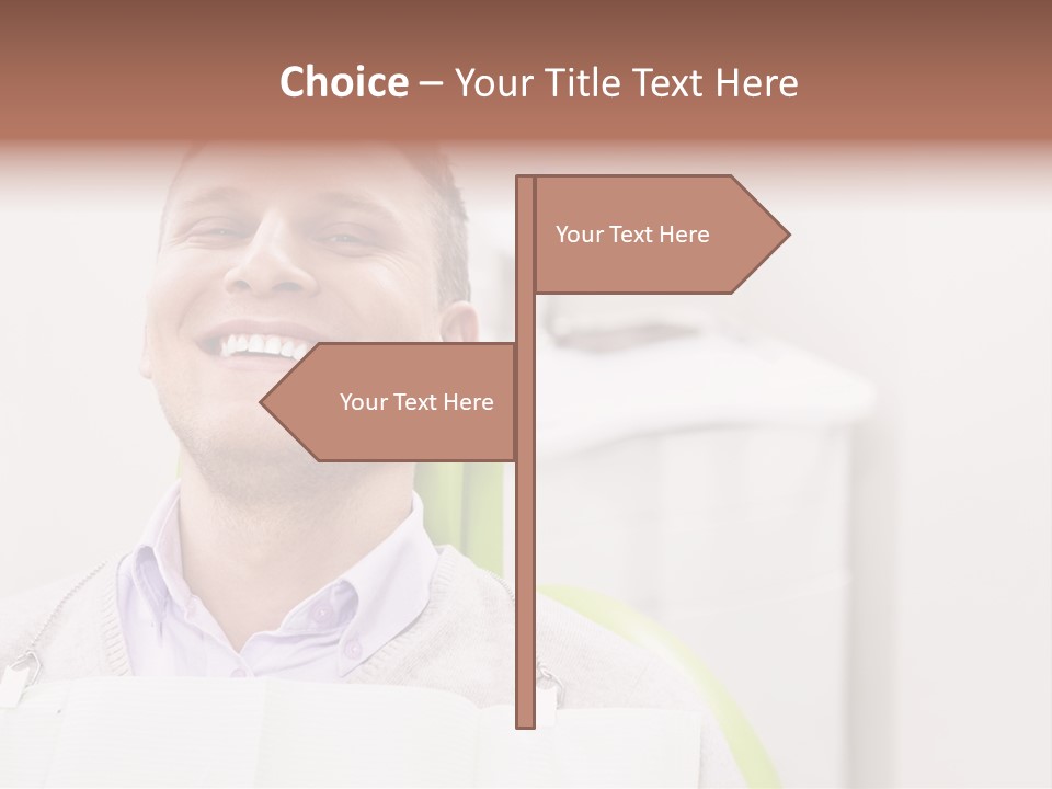 A Man Sitting In A Green Chair With His Eyes Closed PowerPoint Template