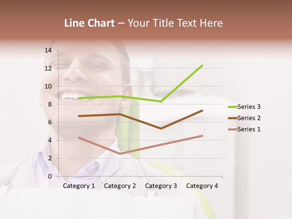 A Man Sitting In A Green Chair With His Eyes Closed PowerPoint Template