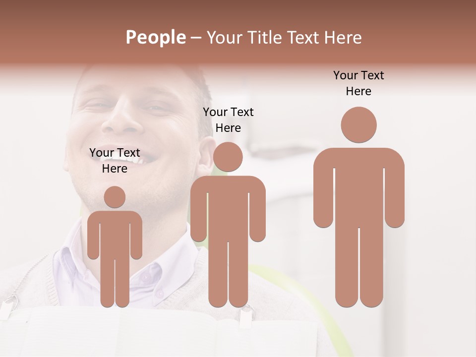 A Man Sitting In A Green Chair With His Eyes Closed PowerPoint Template