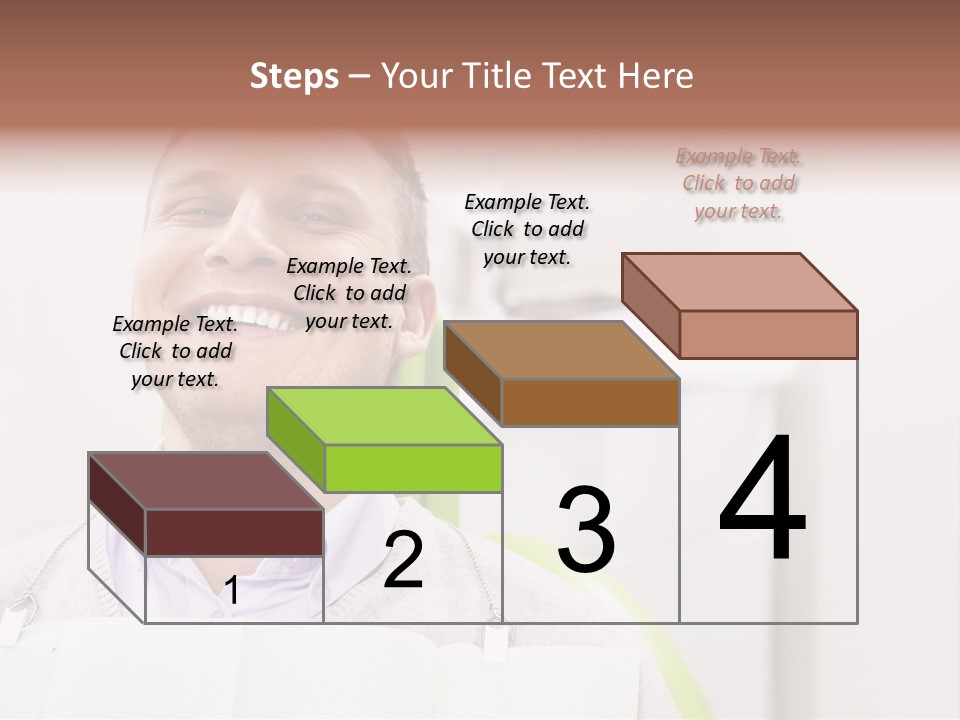 A Man Sitting In A Green Chair With His Eyes Closed PowerPoint Template