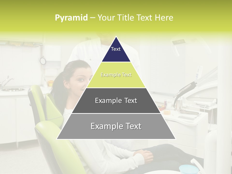 A Man And Woman In A Dental Office PowerPoint Template