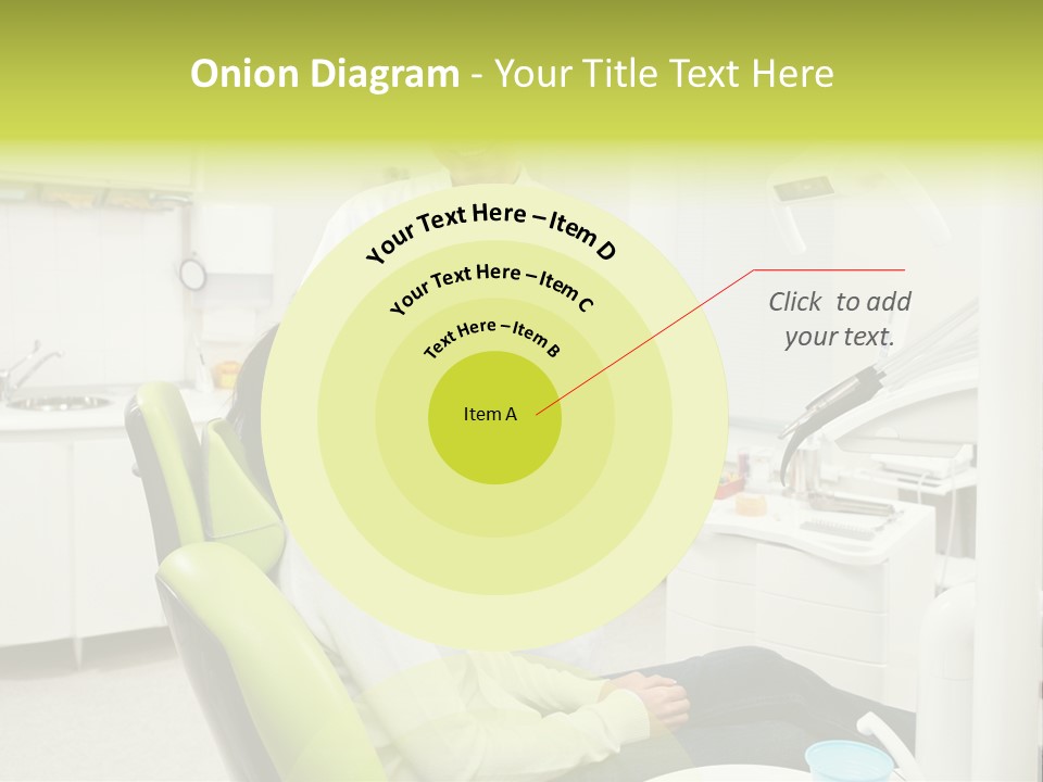 A Man And Woman In A Dental Office PowerPoint Template
