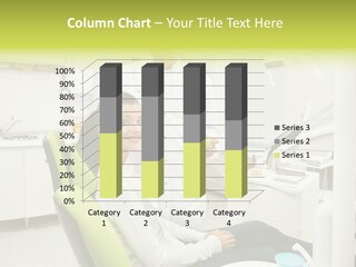 A Man And Woman In A Dental Office PowerPoint Template