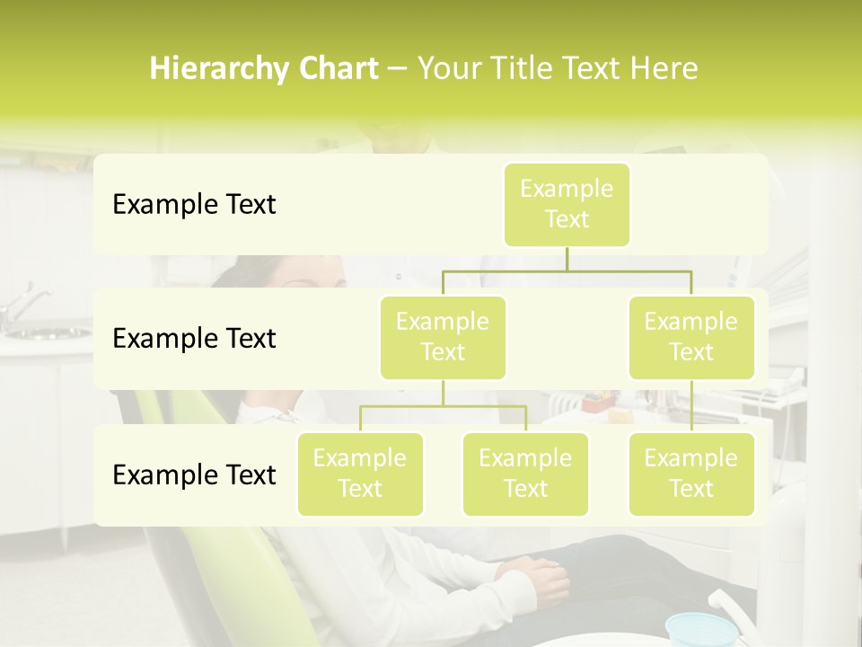 A Man And Woman In A Dental Office PowerPoint Template