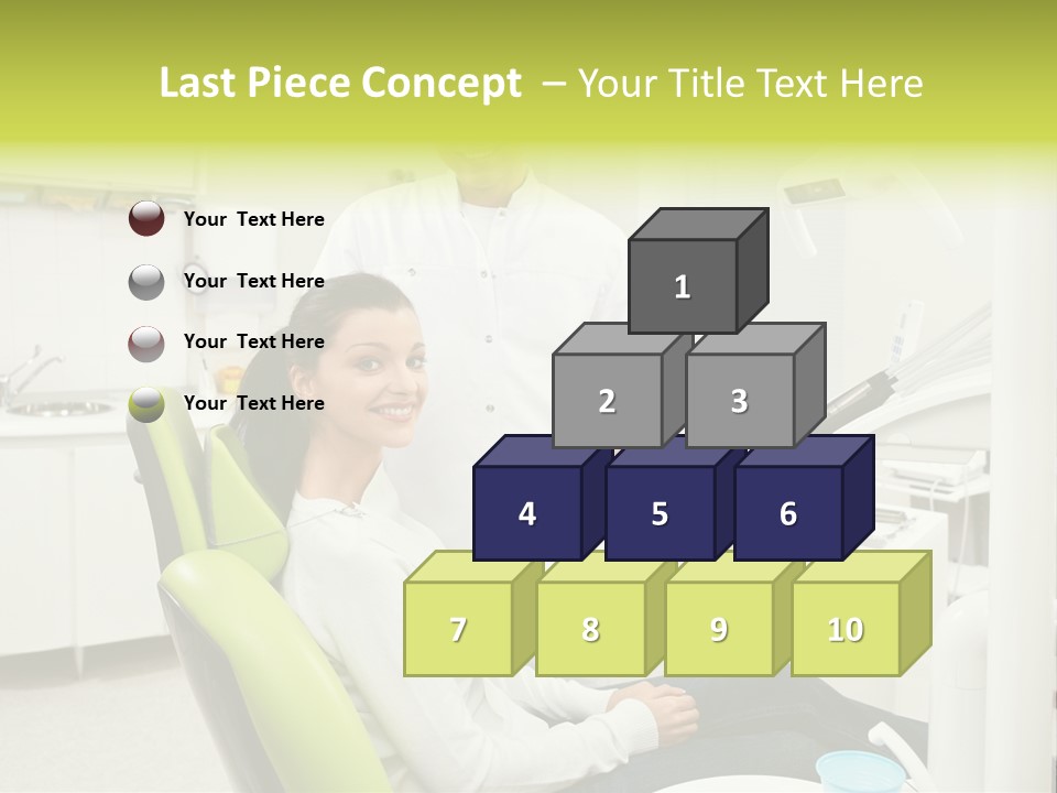 A Man And Woman In A Dental Office PowerPoint Template