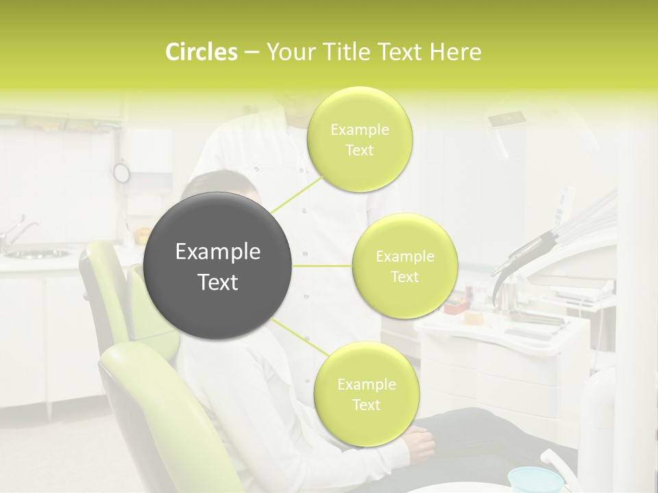 A Man And Woman In A Dental Office PowerPoint Template