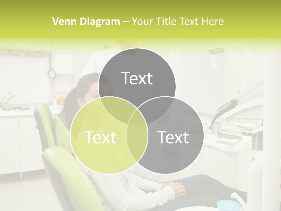 A Man And Woman In A Dental Office PowerPoint Template