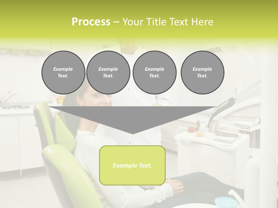A Man And Woman In A Dental Office PowerPoint Template