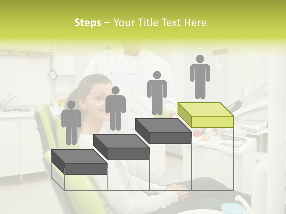A Man And Woman In A Dental Office PowerPoint Template