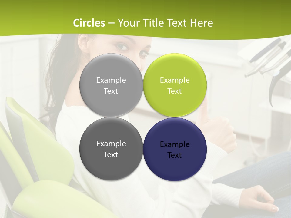 Women Medical Thumb Up PowerPoint Template