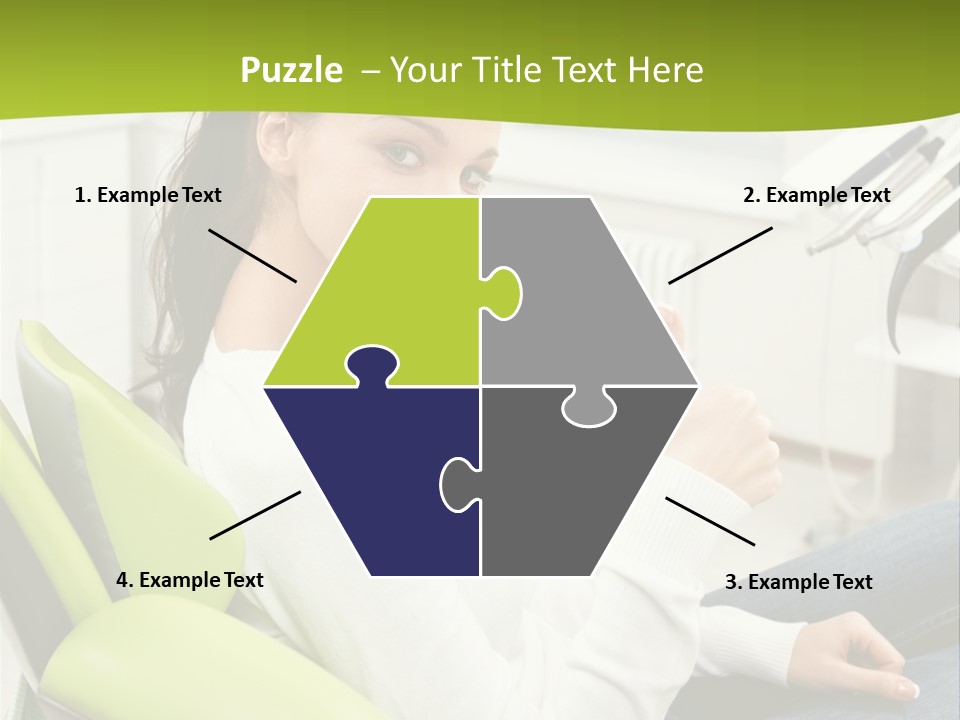 Women Medical Thumb Up PowerPoint Template