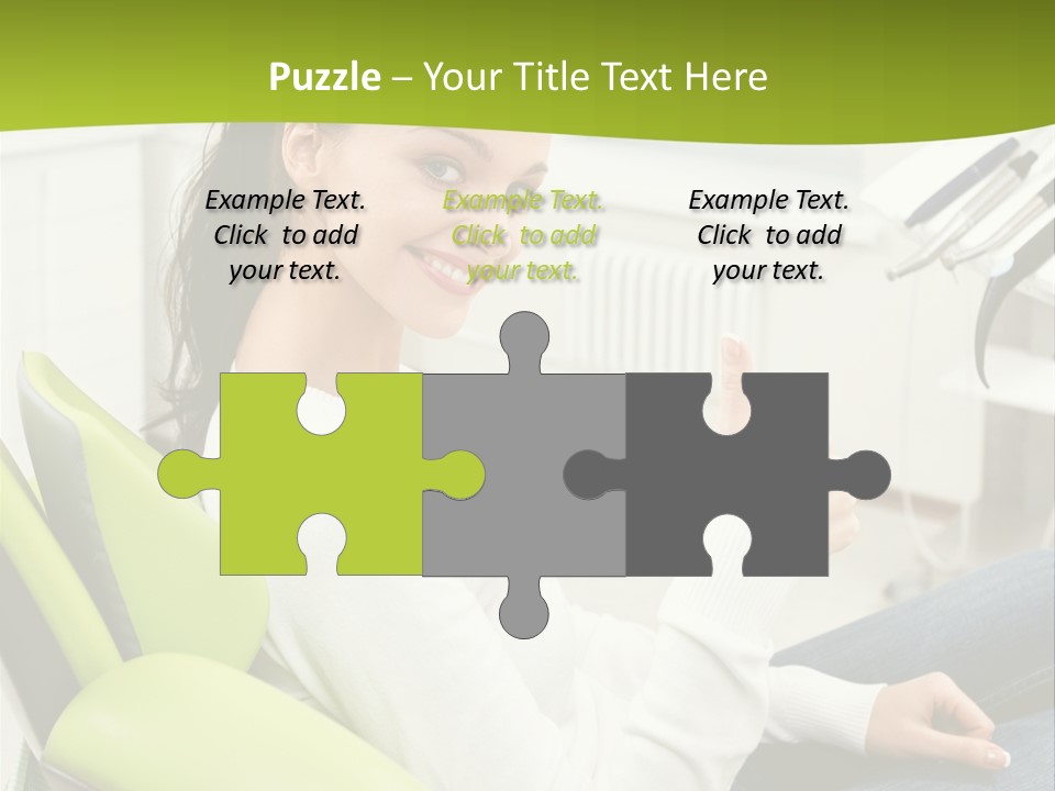 Women Medical Thumb Up PowerPoint Template