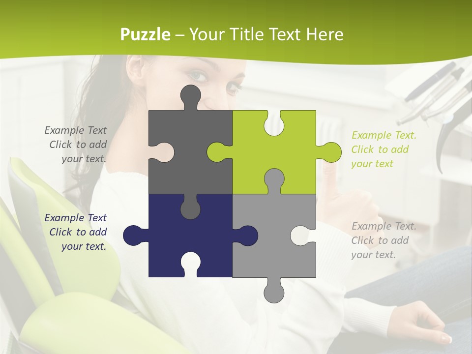 Women Medical Thumb Up PowerPoint Template