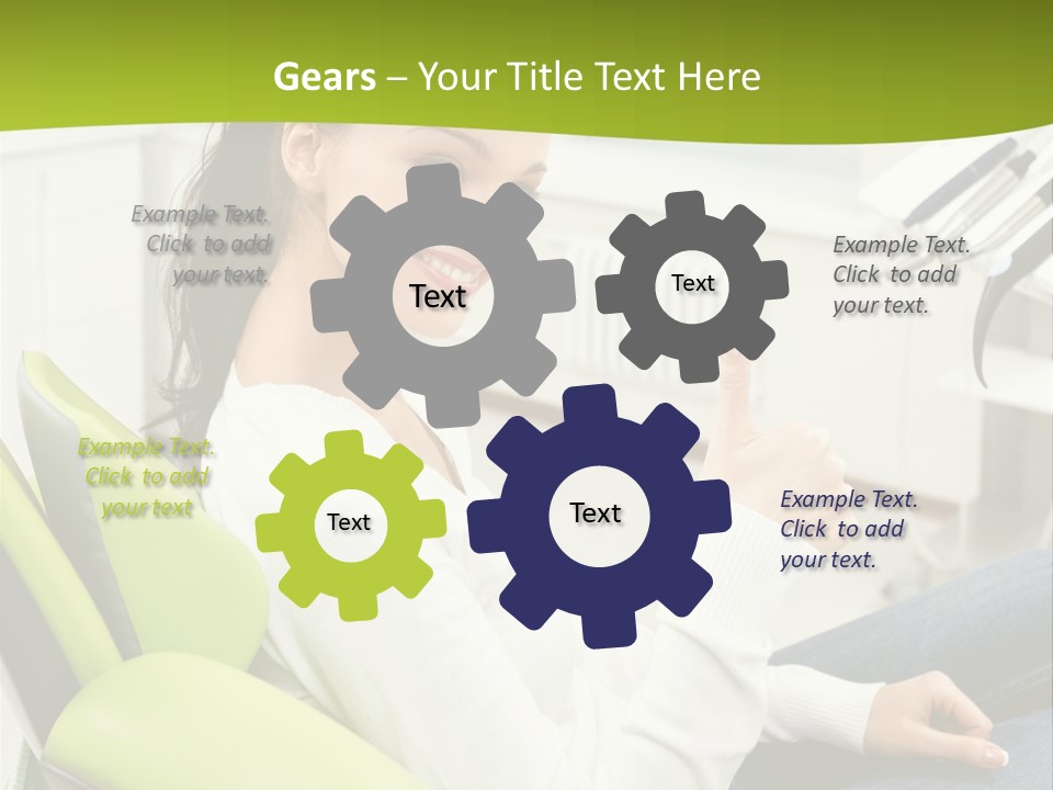 Women Medical Thumb Up PowerPoint Template