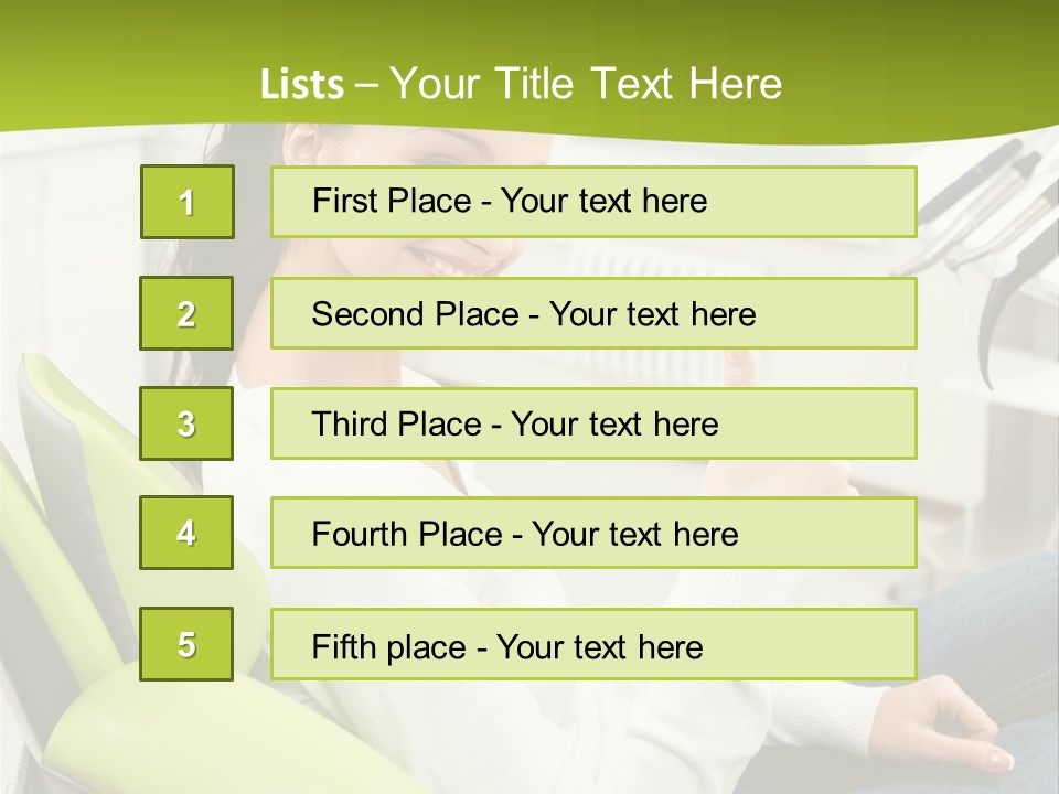 Women Medical Thumb Up PowerPoint Template