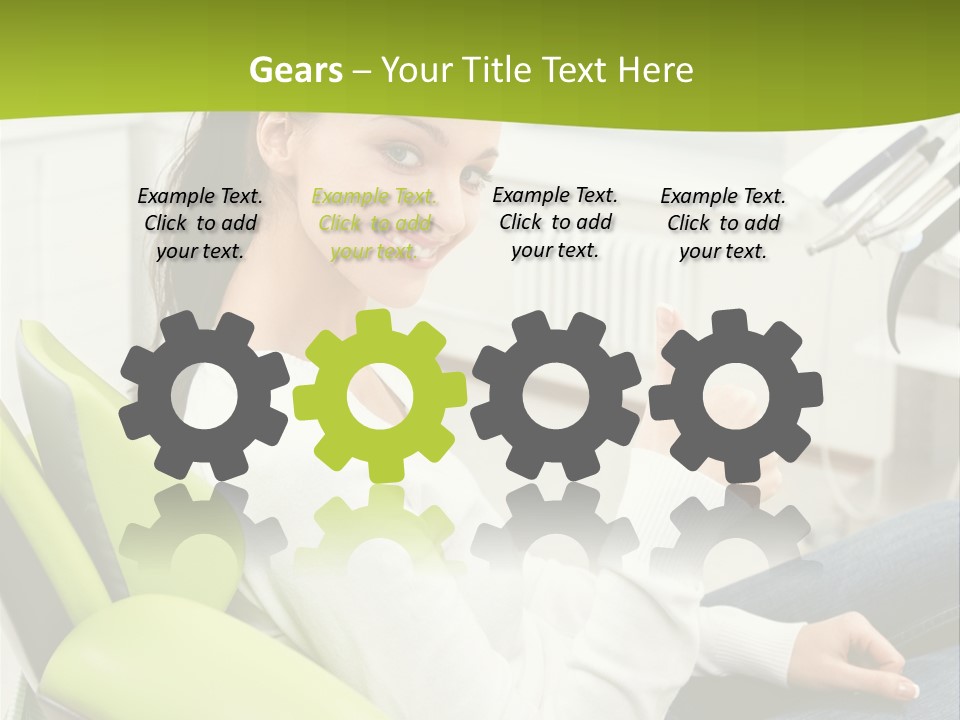 Women Medical Thumb Up PowerPoint Template