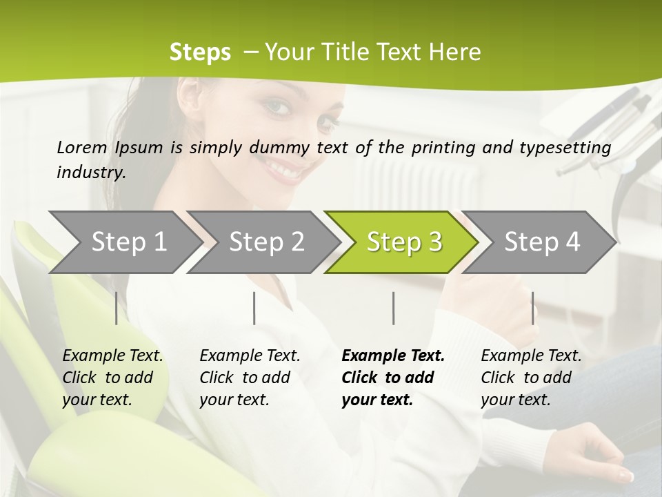 Women Medical Thumb Up PowerPoint Template