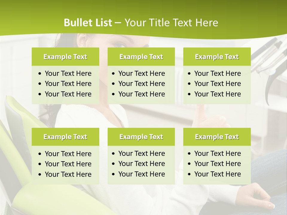 Women Medical Thumb Up PowerPoint Template