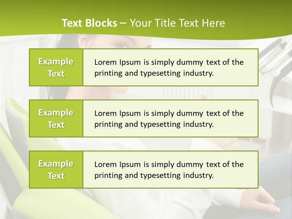 Women Medical Thumb Up PowerPoint Template